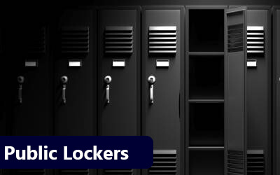 Public lockers anti microbial coating Bacti Barrier Sanitization