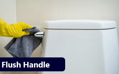 flush handle anti microbial coating Bacti Barrier Sanitization