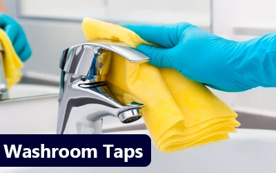 washroom taps anti microbial coating Bacti Barrier Sanitization